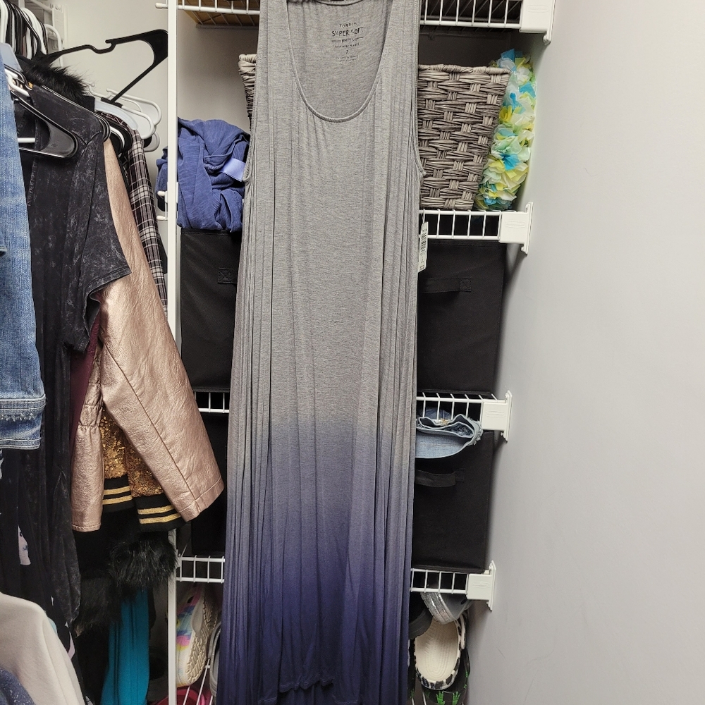 NWT 2X torrid Dip Dyw High Low Maxi Dress